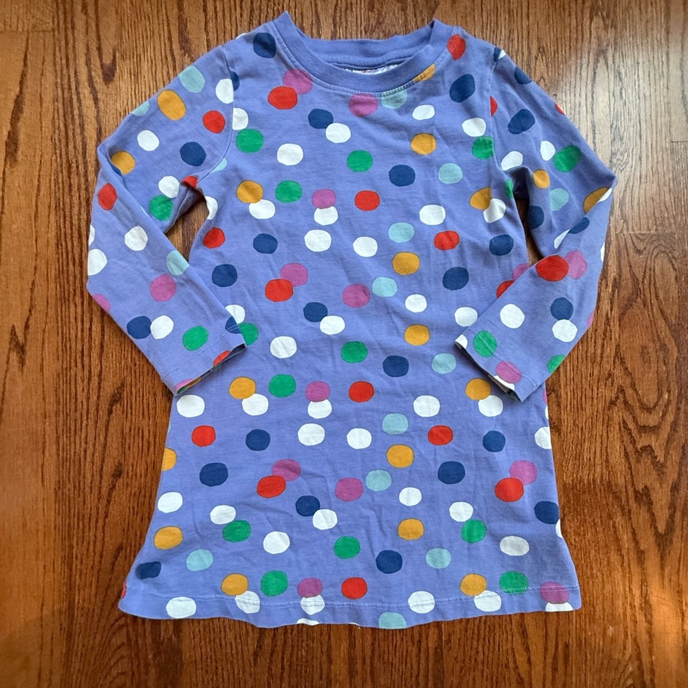 Hanna Andersson Polka Dot Dress Sz 4 - Picture 1 of 6